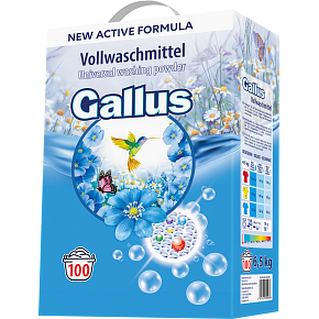 Gallus prací prášek Universal, 100 dávok, 6,5 kg
