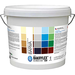 Bakrylex Univerzál mat V2066 farba na drevo a kov 0100 biela, 5 kg Bakrylex Univerzál mat V2066 farba na drevo a kov 0100 biela, 5 kg