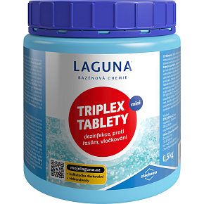 Laguna Triplex Mini tablety 3v1, dezinfekcia vločkovanie a proti riasam, 500 g