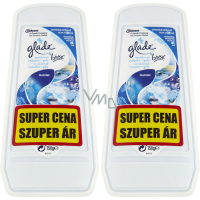 Glade osviežovač vzduchu Gel Pure Clean Marine duo pack 2× 150 g