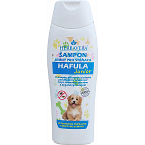 Herbavera Hafula junior antiparazitný šampón pre šteniatka, 250 ml