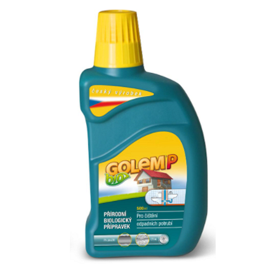 Bio Golem P prírodný biologický prípravok na čistenie odpadového potrubia 500 ml