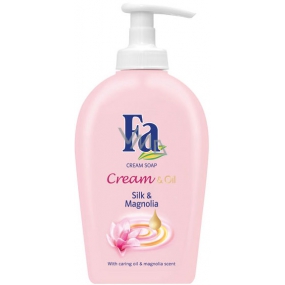 Fa Cream & Oil Silk & Magnolia tekuté mydlo s dávkovačom 300 ml