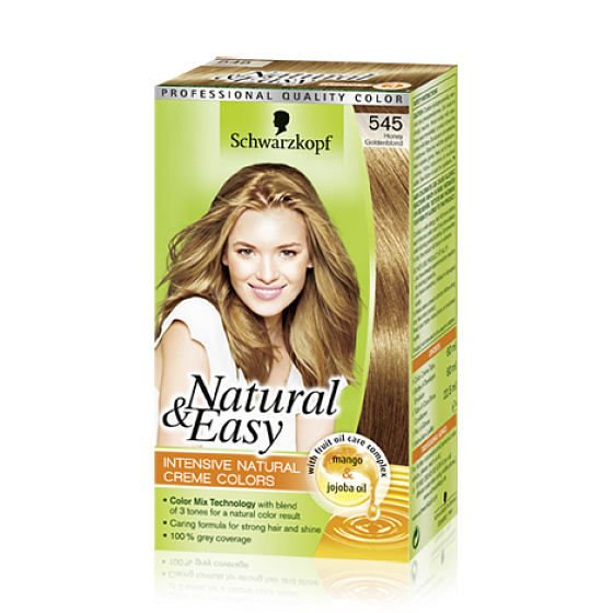 Schwarzkopf Natural & Easy Cinnamon Harmony farba na vlasy 545 zlatoplavá škorice
