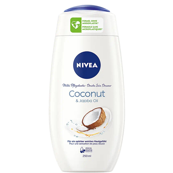 Nivea Krémový sprchový gél s kokosovým a jojobovým olejom 250 ml