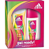 Adidas Get Ready! for Her parfumovaný deodorant sklo 75 ml + sprchový gél 250 ml, darčeková sada