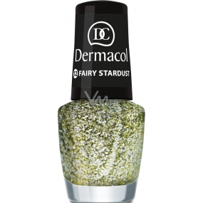 Dermacol Nail Polish with Effect Glitter Touch lak na nechty s efektom 12 Fairy Stardust 5 ml