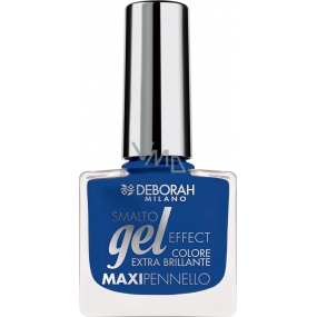 Deborah Milano Gél Effect Nail Enamel gélový lak na nechty 41 Deep Blue 11 ml