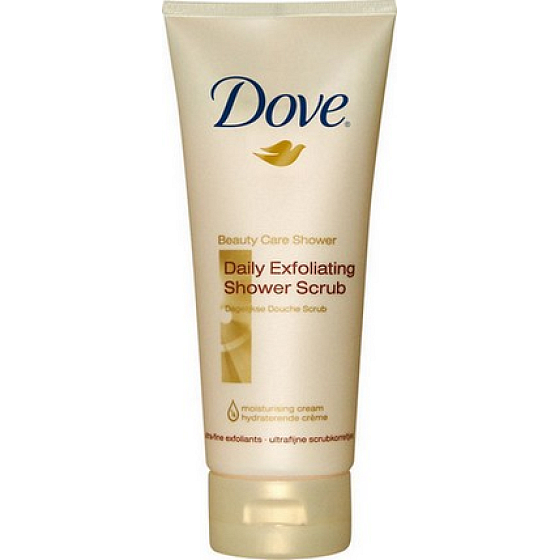 Dove Daily Exfoliating Shower Scrub peelingový sprchový gél 200 ml