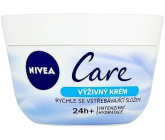 Nivea Care výživný denný krém na tvár, ruky a telo 200 ml