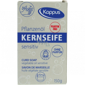 Kappus Kernseife Sensitive prírodné mydlo na telo aj vlasy 150 g