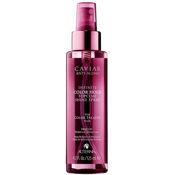 Alterna Caviar Infinite Color Hold Topcoat Shine Ultra ľahký sprej pre farbené vlasy 125 ml