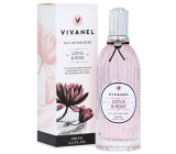 Vivian Gray Vivanel Lotus & Rose luxusné toaletná voda s esenciálnymi olejmi pre ženy 100 ml