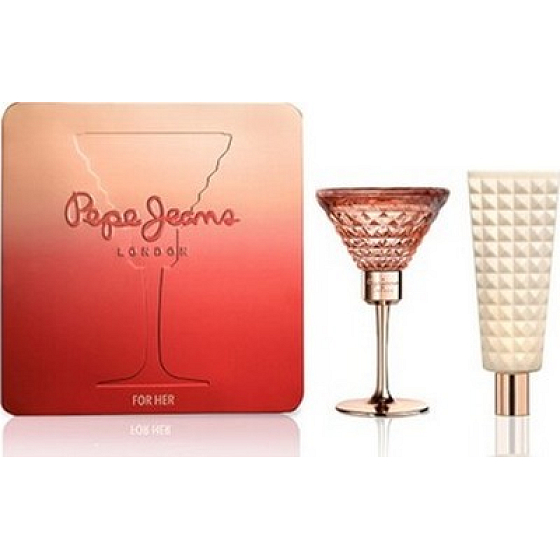 Pepe Jeans London Pepe Jeans for Her toaletná voda 80 ml + telové mlieko 80 ml, darčeková sada