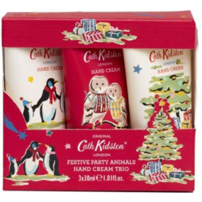 Heathcote & Ivory Festive Party Animals krém na ruky a nechty 3 x 30 ml, kozmetická sada