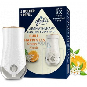 Glade Aromatherapy Elektric Scent Oil Pure Happiness Orange + Neroli elektrický osviežovač vzduchu 20 ml