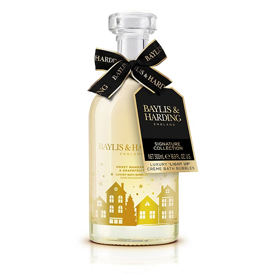 Baylis & Harding Mandarinka a grapefruit Pena do kúpeľa v žiarivej karafe 500 ml