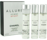 Chanel Allure Homme Sport toaletná voda náplne 3 x 20 ml