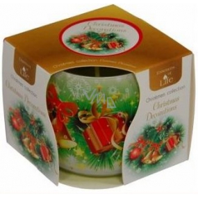 Essences of Life Vianočné dekorácie aromatická sviečka v skle 100 g