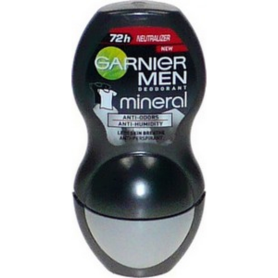Garnier Men Mineral Neutralizer 72h Non-stop guličkový antiperspirant dezodorant roll-on pre mužov 50 ml