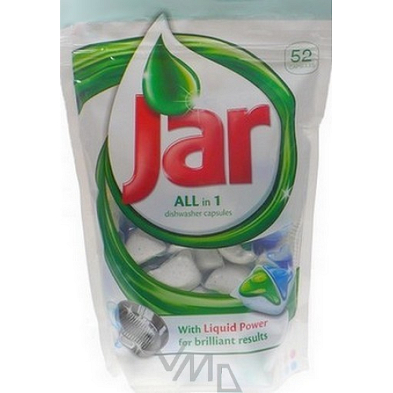 Jar All in 1 Green kapsula do automatické umývačky riadu 52 kusov