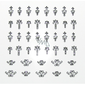 Absolute Cosmetics Nail Art samolepiace nálepky na nechty NT009 1 aršík