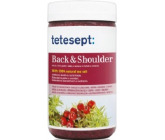 Tetesept Back & Shoulder Svaly chrbtové a ramenné Gaultéria + Jalovec + Koriander 100% Morská soľ 900 g