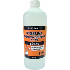 Kittfort Kyselina chlorovodíková soľná 31% 1 l