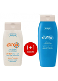 Ziaja Sun SPF 50+ vodeodolné mlieko na opaľovanie pre deti 125 ml + Sun upokojujúci gél po opaľovaní 200 ml, duopack