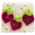 Bomb Cosmetics Jahodová kocka - Berry Bar Prírodné glycerínové mydlo 100 g