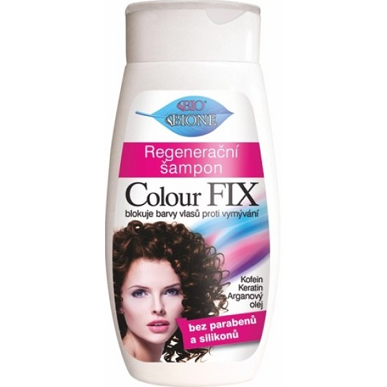 Bione Cosmetics Colour Fix regeneračný šampón pre všetky typy farbených vlasov 260 ml