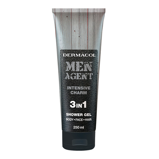 Dermacol Men Agent 3v1 Intensive Charm sprchový gél 250 ml tuba