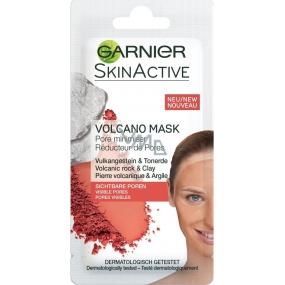 Garnier Skin Active Volcano Mask hrejivá pleťová maska sťahujúca rozšírené póry 8 ml