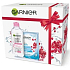 Garnier Skin Naturals micelárna voda 3v1 pre citlivú pleť 400 ml + Moisture + Aqua Bomb superhydratační vypĺňajúci textilné pleťová maska 15 minútová 32 g, kozmetická sada