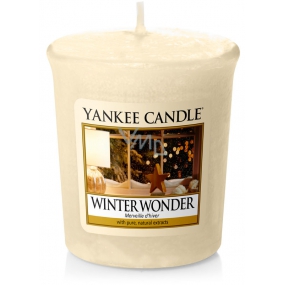 Yankee Candle Winter Wonder - Zimný zázrak vonná sviečka votívny 49 g