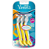Gillette Venus Simply 3 jednorazové holítko s lubrikačným pásikom žlté 3 kusy pre ženy