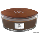 Woodwick Humidor - Puzdro na cigary vonná sviečka s dreveným širokým knôtom a viečkom loď 453 g