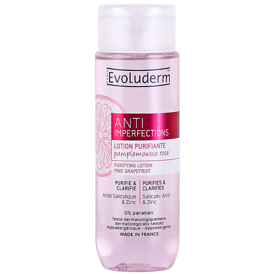 Evoluderm Anti Imperfection čistiace tonikum pre pleť so sklonmi k akné 200 ml