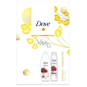 Dove Nourishing Secrets Vyživujúce African Ritual Kakao & Ibištek sprchový gél 250 ml + antiperspirant dezodorant sprej 150 ml, kozmetická sada