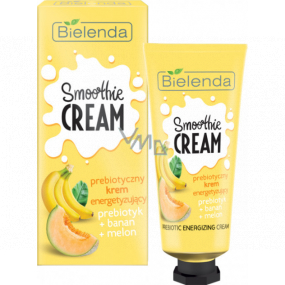 Bielenda Smoothie Cream Banán + Meloun + Probiotiká energetizujúca krém na tvár a dekolt 50 ml