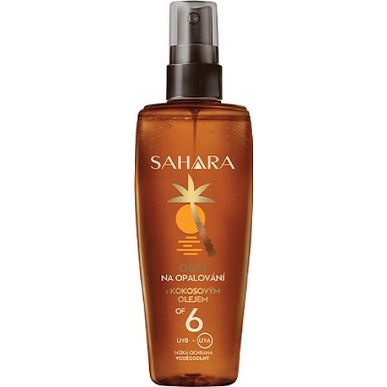 Astrid Sahara OF6 vodeodolný olej na opaľovanie s kokosovým olejom sprej 150 ml