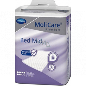 MoliCare Bed Mat 60 x 60 cm, 8 kvapiek podložky pre ochranu lôžka a posteľnej bielizne 30 kusov
