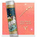 Crazy Rumors Zodiac Baran balzam na pery s príchuťou citrusov, korenia a lesného ovocia 4,4 ml