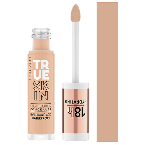 Catrice True Skin High Cover dlhotrvajúci vodeodolný tekutý korektor 020 Warm Beige 4,5 ml