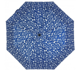 Albi Originálny skladací dáždnik Modrý vzor 25 cm x 6 cm x 5 cm