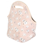 Albi Original Termo taška na desiatu Pink Flower udrží jedlo dlhšie teplé/studené 30 x 27 x 18 cm