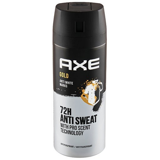 Axe Gold Dry Protection antiperspirant sprej pre mužov 150 ml