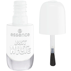 Essence lak na nechty Gel nail Colour 33 Just White, 8 ml