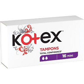 Kotex tampóny mini 16 kusov Kotex tampóny mini 16 kusov
