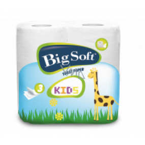 Big Soft Kids parfumovaný 3 vrstvový 160 útržkov 4 kusy